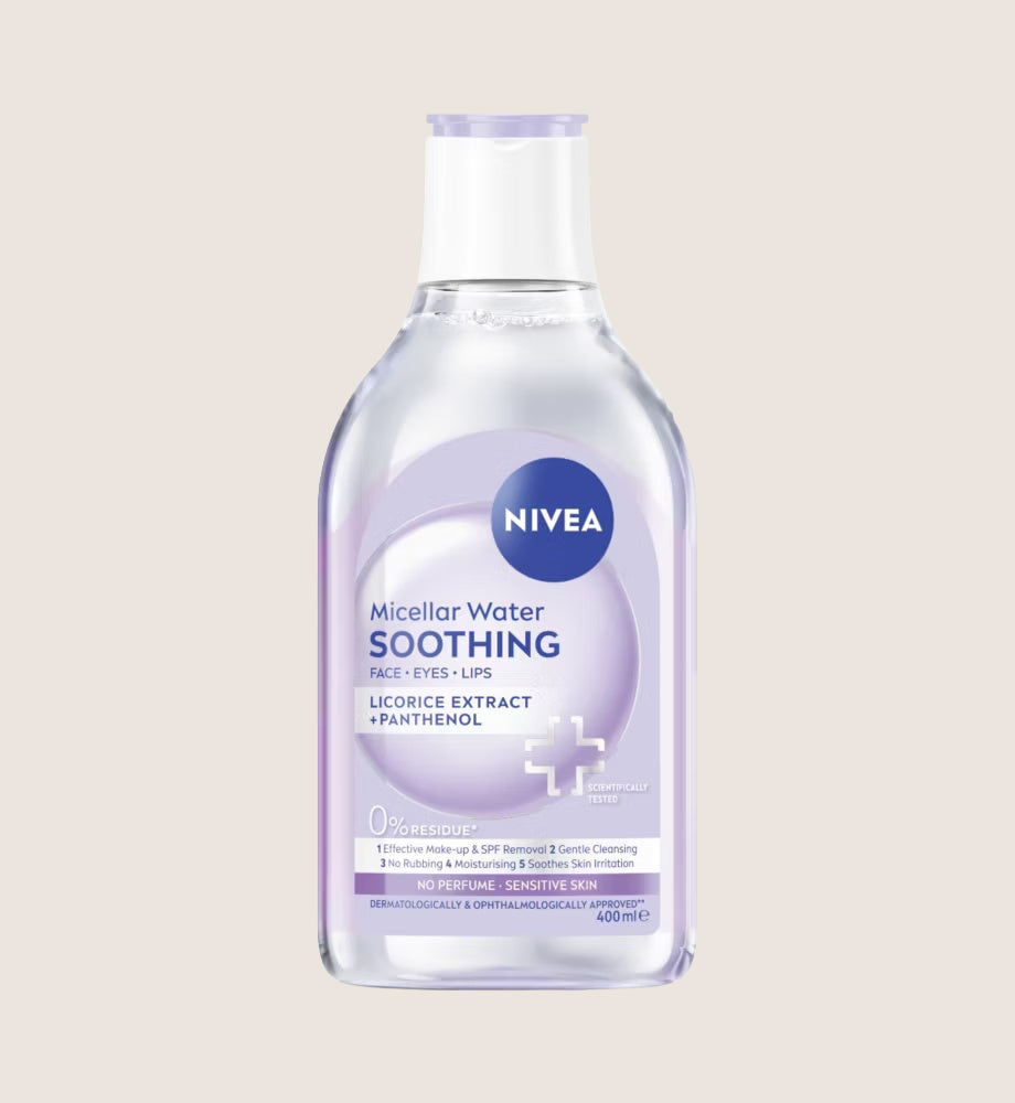 NIVEA Soothing Micellar Water for Sensitive Skin, 400ml