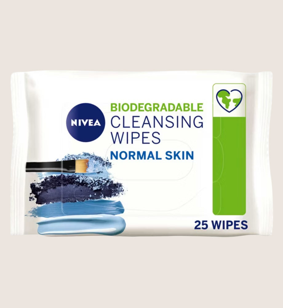 NIVEA Biodegradable Cleansing Wipes Normal Skin 25pc