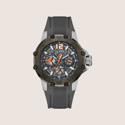 Guess Mens Sport Watch Transparent, Grey Dial GW0640G1