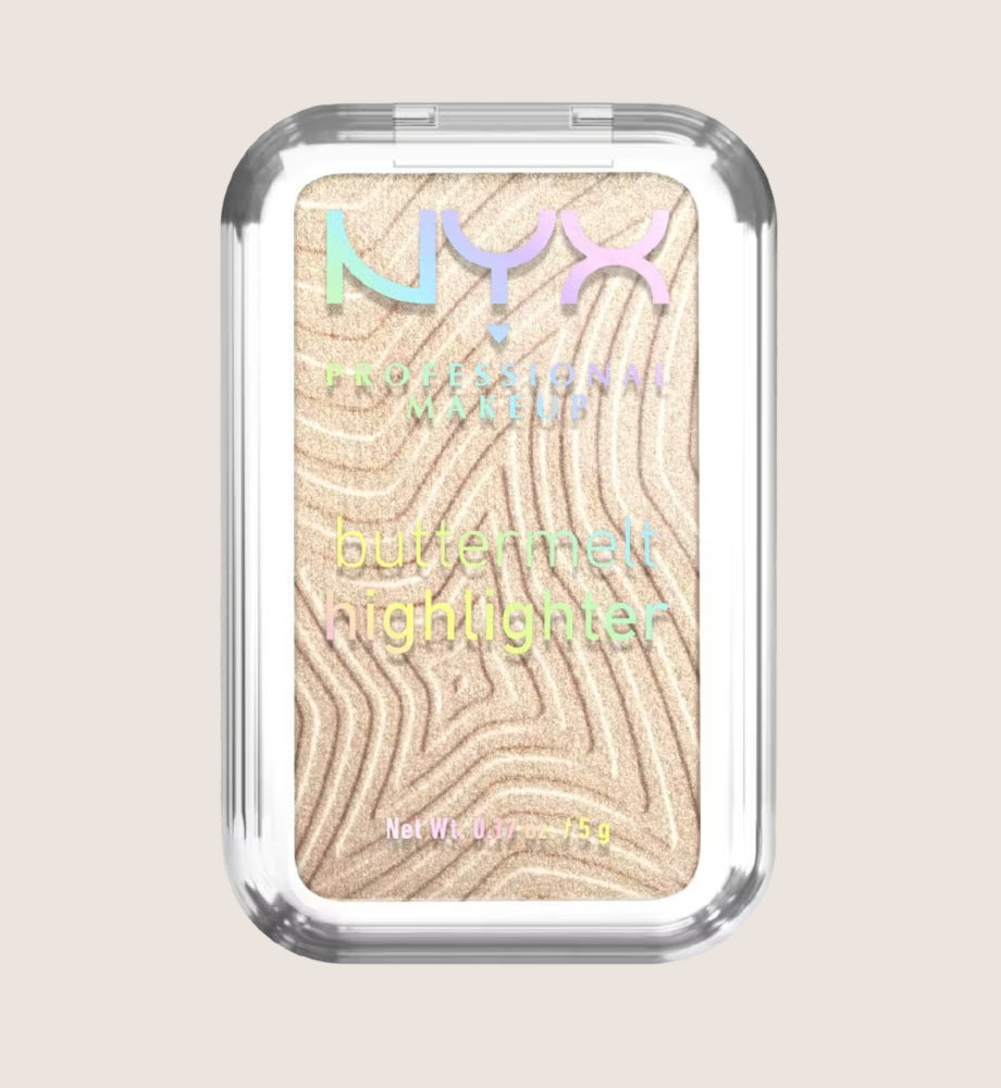 NYX Professional Makeup Buttermelt Highlighter, Powder Highlighter Vegan Formula