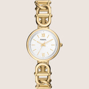 Fossil Carlie Gold Steel Bracelet Watch ES5272
