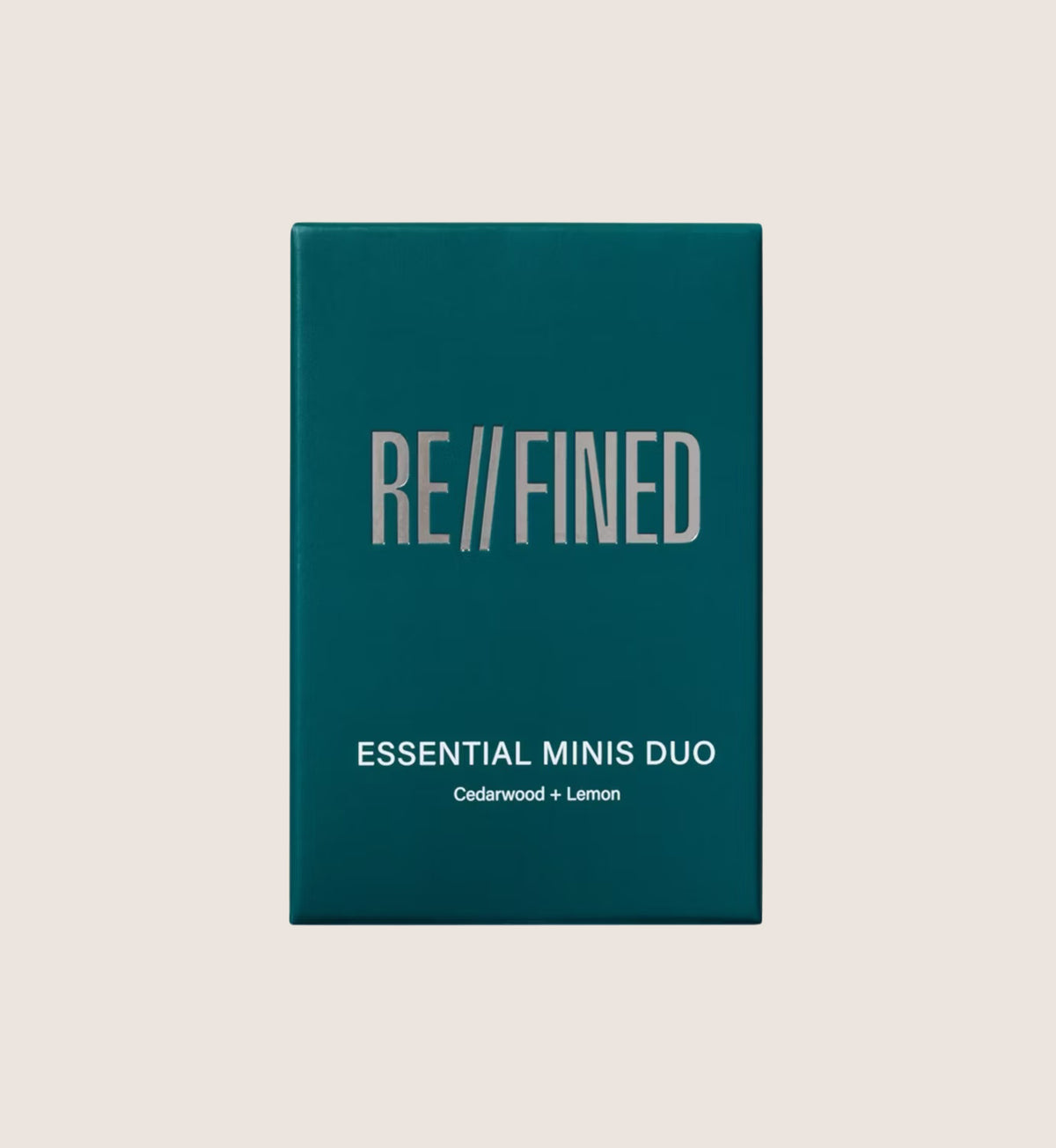 RE//FINED Cedarwood + Lemon Essential Minis Duo Hair & Body Wash + Moisturiser 2 x 50ml