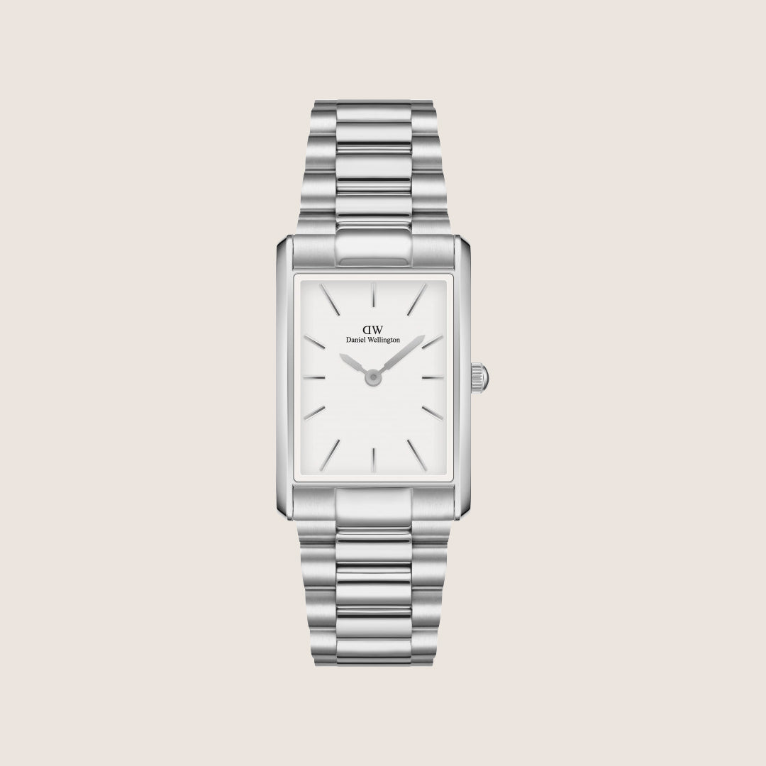 Daniel Wellington Women's Bound Silver Steel White Dial Watch DW00100701