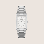Daniel Wellington Women's Bound Silver Steel White Dial Watch DW00100701
