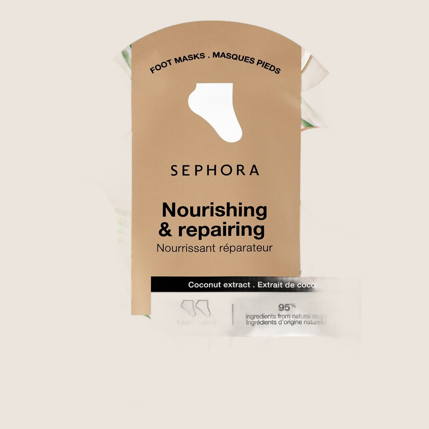 Sephora Collection Intense Hydration Infused Foot Mask Socks With Coconut Extract