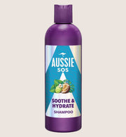 Aussie SOS Soothe & Hydrate Shampoo 300ml 300ml Natural Cleanse & Nourish