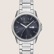 Armani Exchange Mens Urban Watch Silver Stainless Steel Bracelet AX1767
