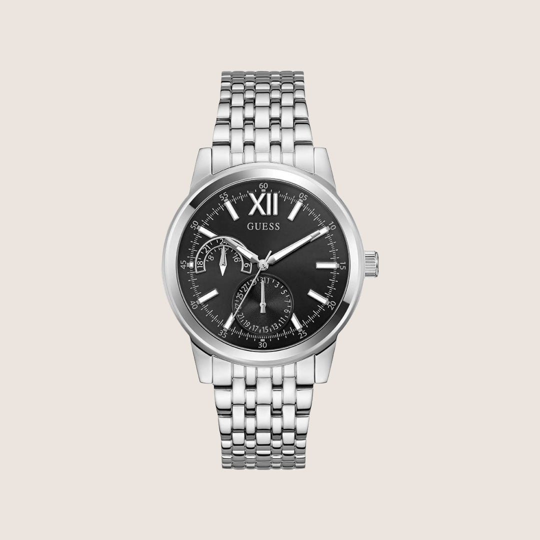 Guess Mens Dress Watch Black Dial GW0976G1