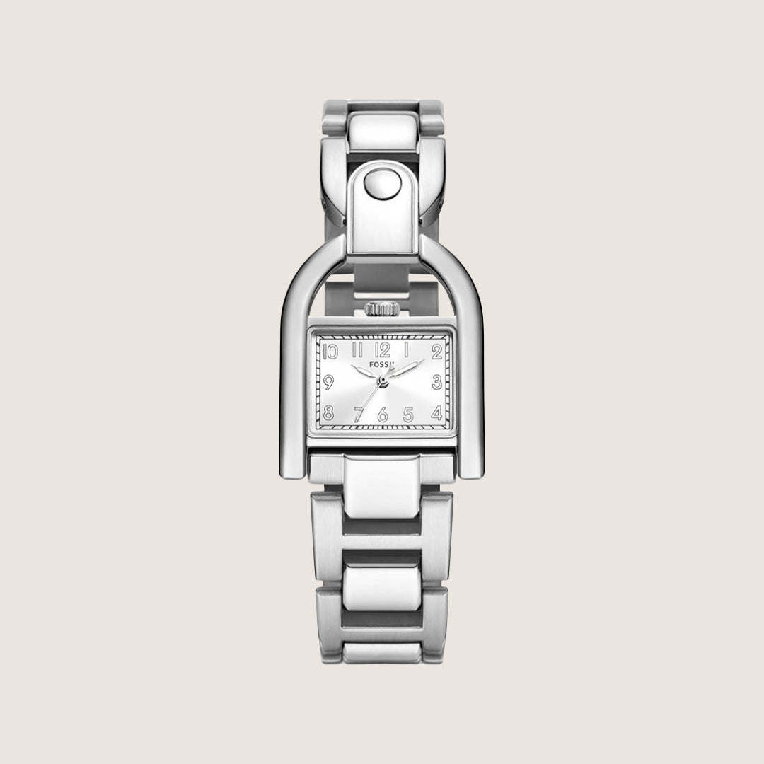 Fossil Women's Harwell Silver Bracelet Analogue Watch ES5326
