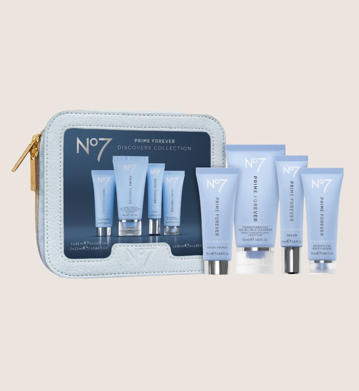 No7 Prime Forever Discovery Collection Skincare Gift Set For Her