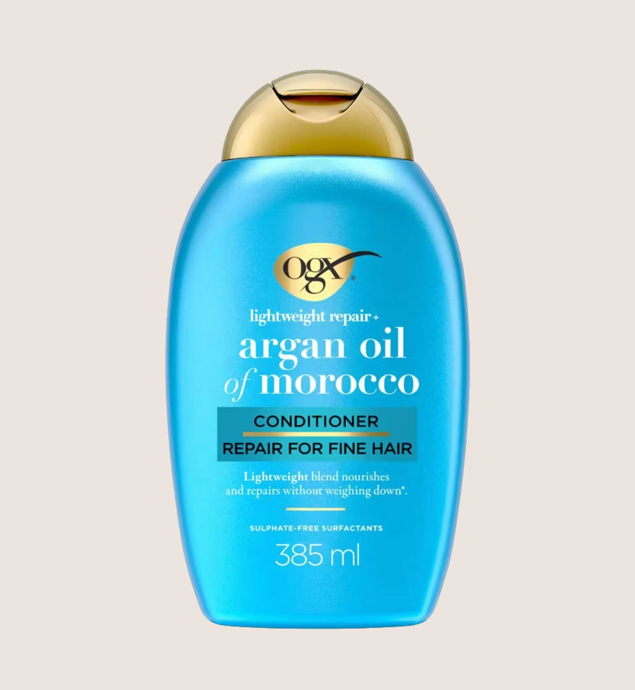 OGX Weightless Hydration Argan Oil Lightweight Conditioner Fine Hair Hydrating 385ml