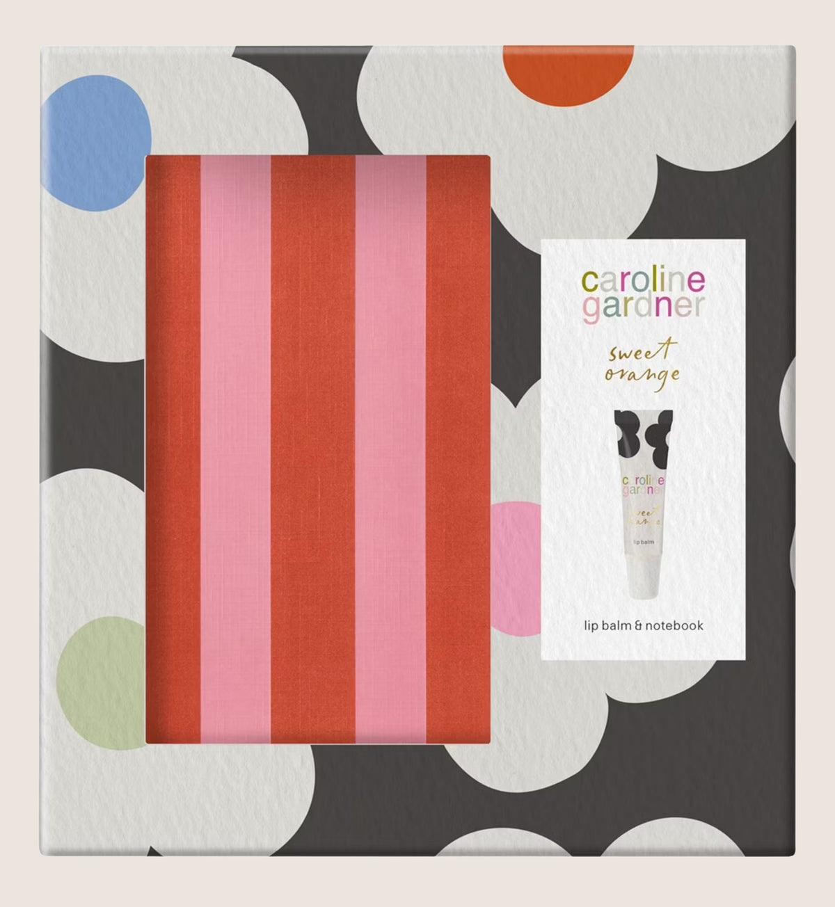 Caroline Gardner Notebook & Lip Balm Beauty Gift Set For Her