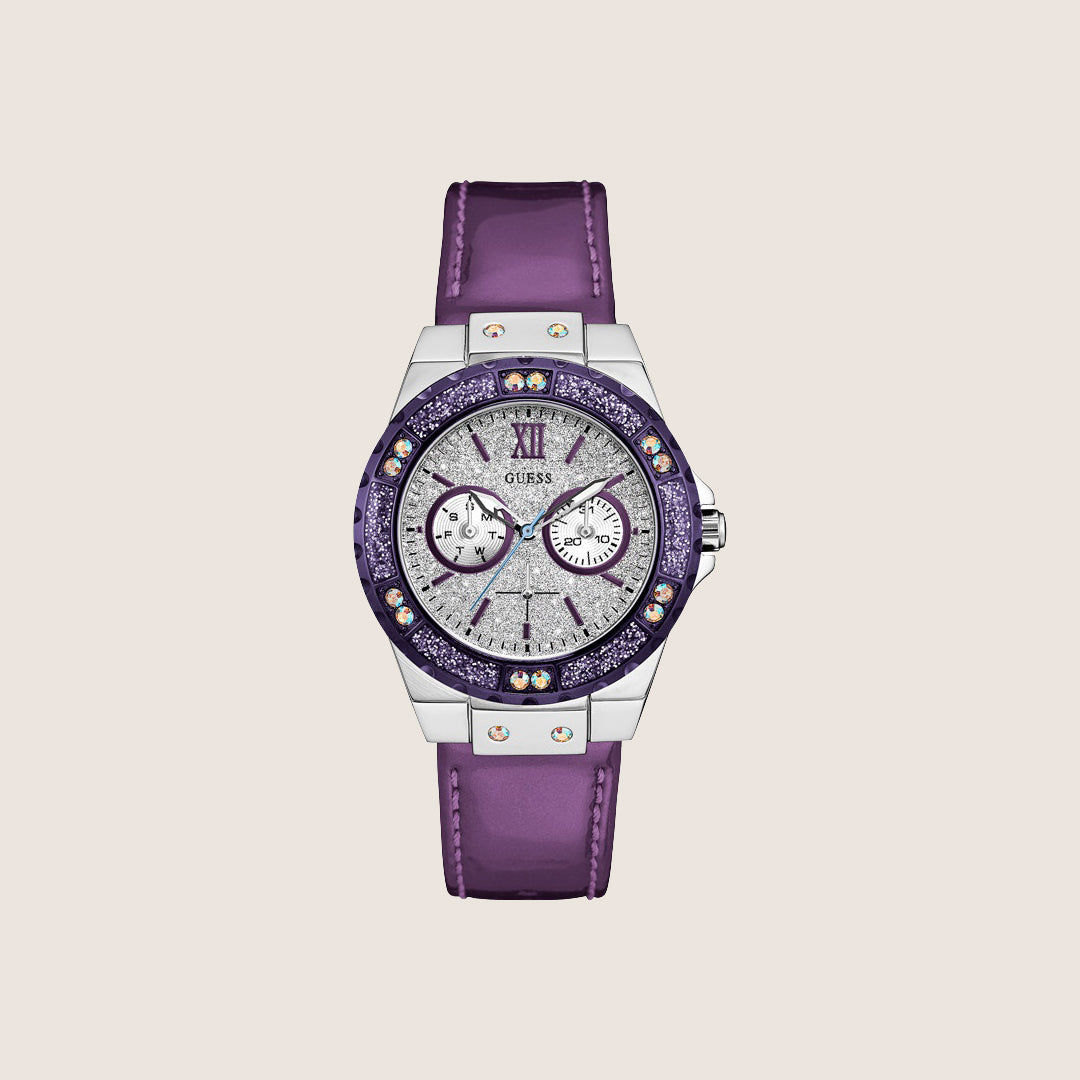 Guess Women's Silver Dial Watch Silver Dial W0775L6
