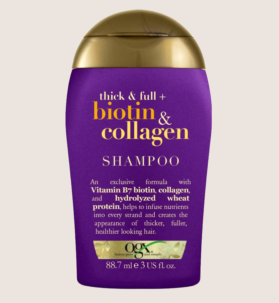 OGX Thick & Full + Biotin & Collagen Travel Size Volumising Thickening Shampoo 88.7ml
