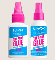 NYX Professional Makeup Face Glue Primer & Setting Spray Duo Bundle Primer & Setting Spray Set