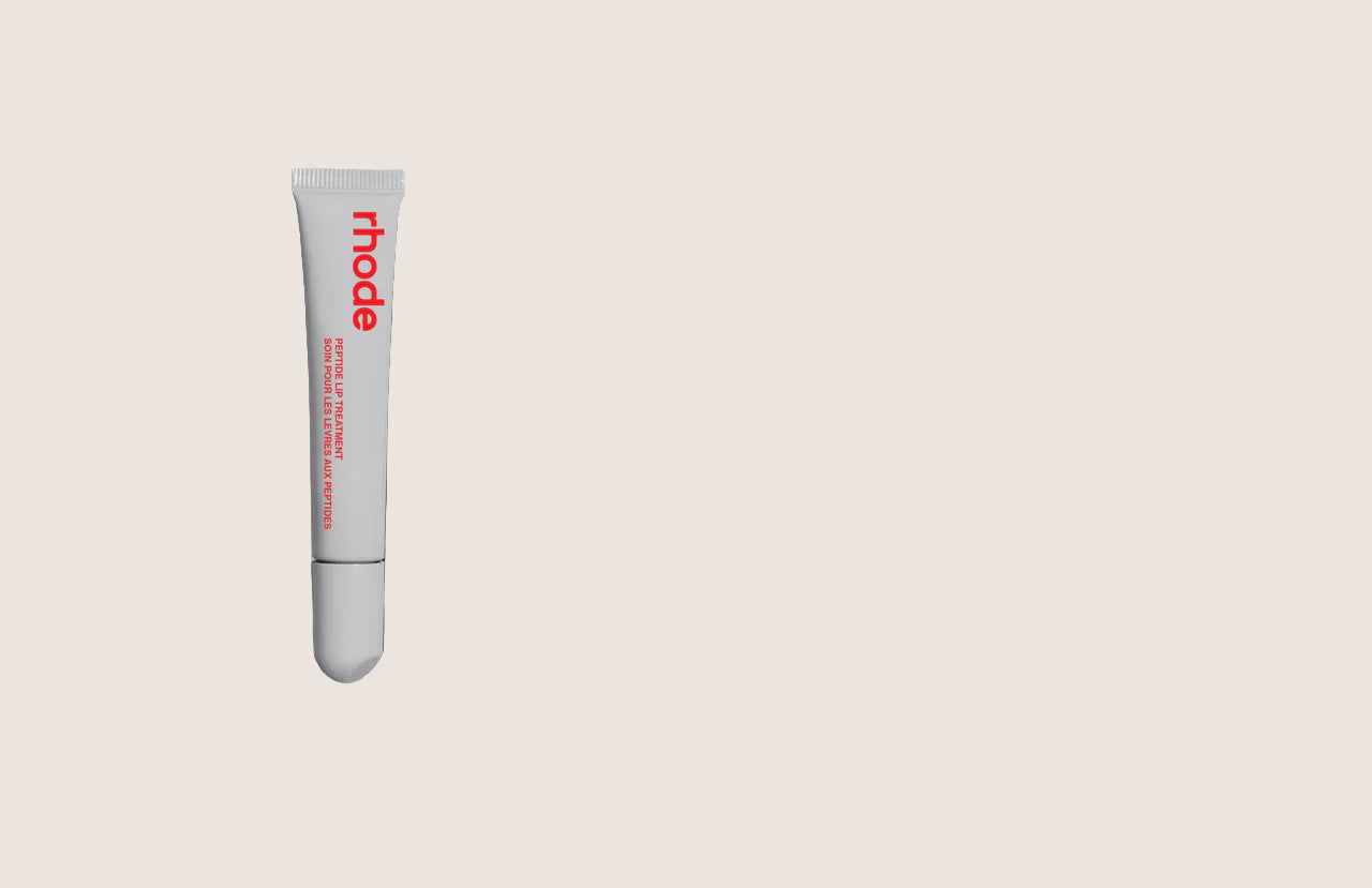 Rhode Skin Peptide Lip Treatment Strawberry Glaze Glossy Nourishing Hydrating Lip Balm 10ml