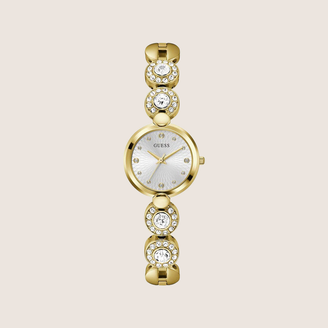 Guess Women's Stardom Watch Crystal-Set Silver Dial GW0757L2