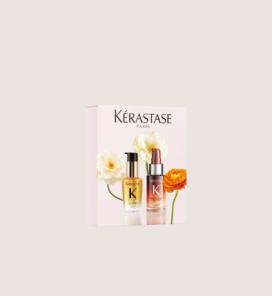 Kérastase Kerastase Mini Hero Serums Duo – Elixir & Nutritive Spring Gift Set For Dull & Dry Hair Professional Care