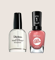 Sally Hansen Hard As Nails & Miracle Gel Mauve-Oulous