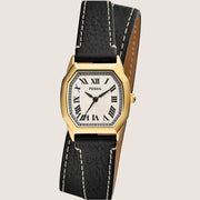 Fossil Harlow Black Leather Strap Watch ES5404