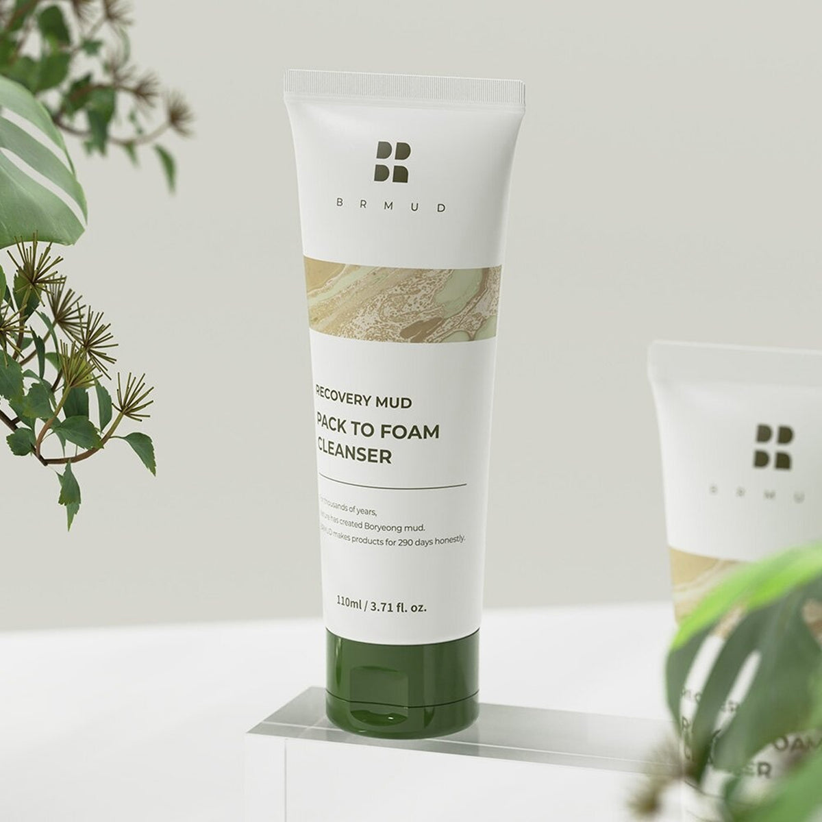 BRMUD Relief Mud Pack To Foam Cleanser 110mL