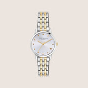 Ted Baker Ladies Fitzrovia Constellation Silver Baton Dial Bracelet Watch BKPFZS406