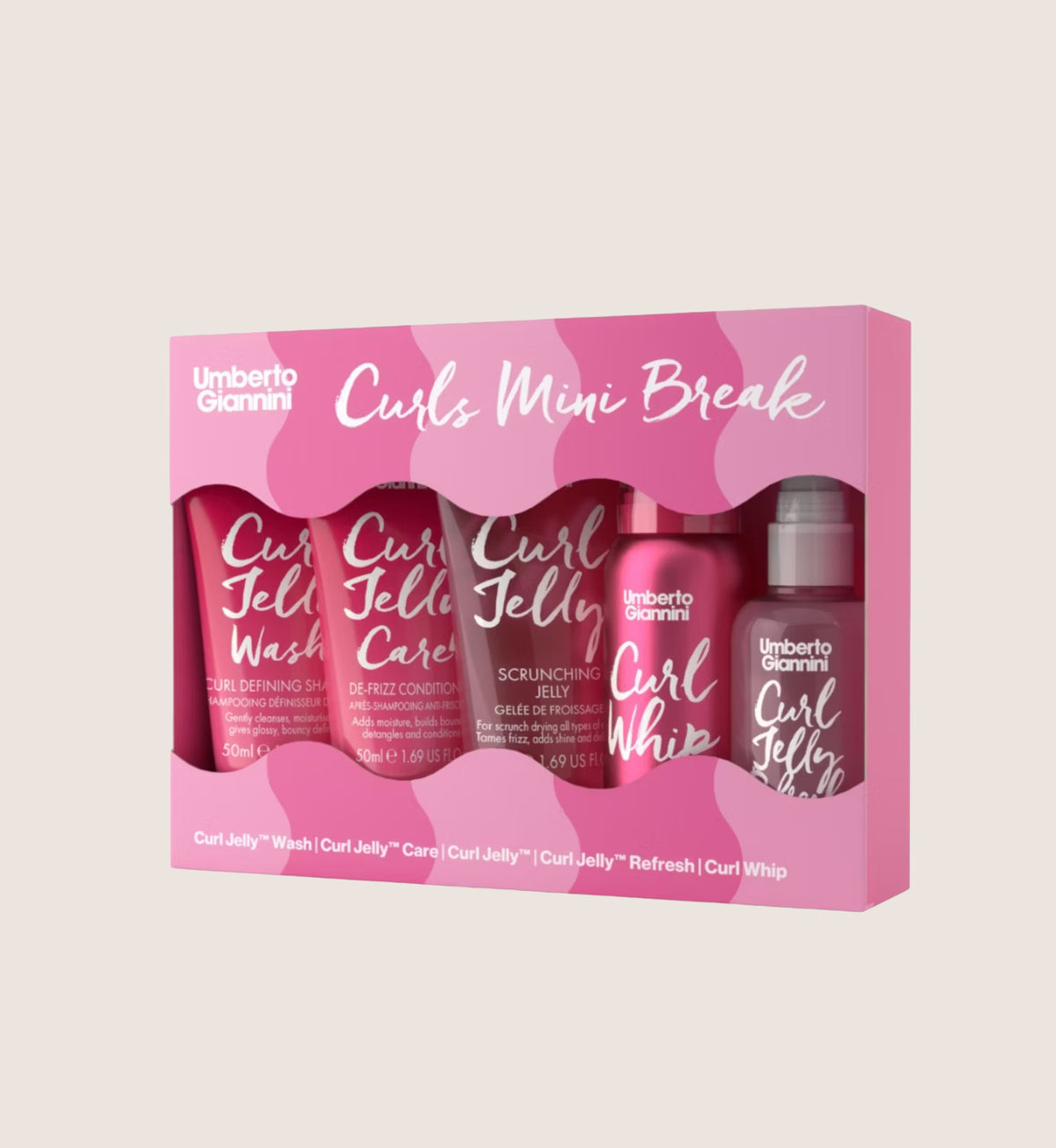 Umberto Giannini Curls Mini Break Beauty Gift Set For Her