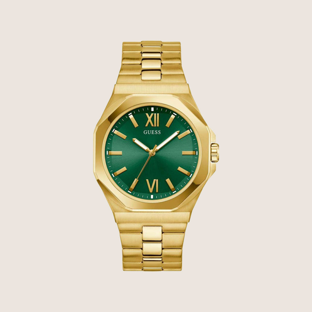 Guess Mens Emperor Watch Green Dial GW0849G2