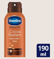 Vaseline Intensive Care Cocoa Radiant Quick-Absorb Spray Moisturiser 190ml