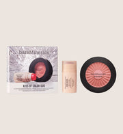 bareMinerals Kiss of Colour GEN NUDE® Cheek & Lip Duo 3.8g + 4.5g Beauty Gift Set For Her