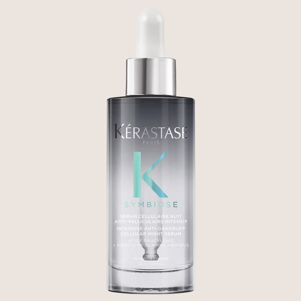 Kérastase Symbiose, Intensive Anti-Dandruff Night Hair Serum, For Sensitive, Dandruff-Prone Scalps, With Salicylic Acid, Professional Care 90ml