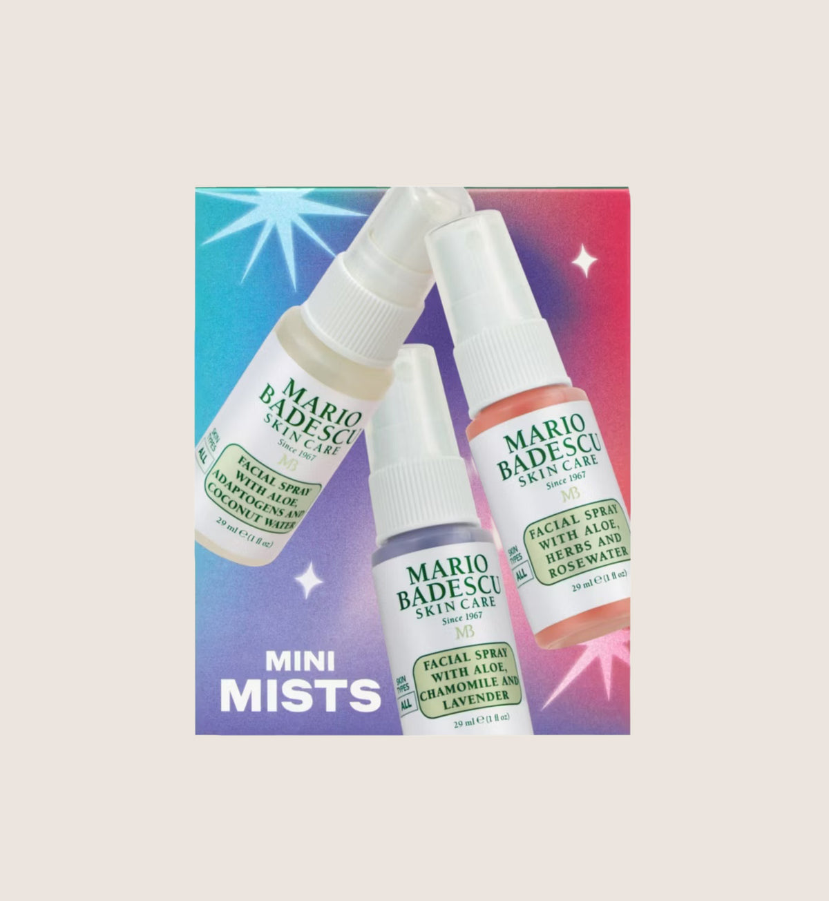 Mario Badescu Mini Mists Skincare Gift Set For Her