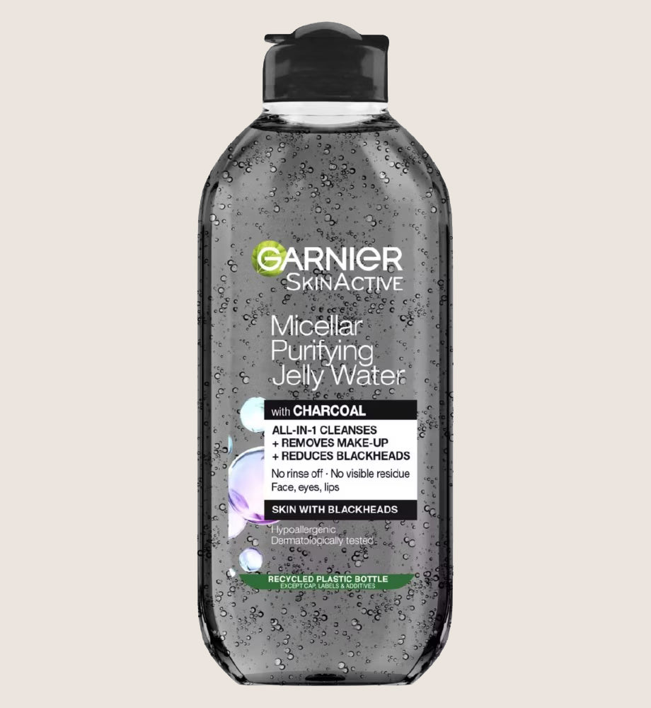 Garnier Purifying Micellar Jelly Water With Charcoal & Salicylic Acid 400ml
