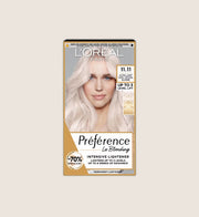L'Oréal Paris Preference 11.11 Le Blonding: Ultra-Light Cool Crystal Blonde for luminous lightened results