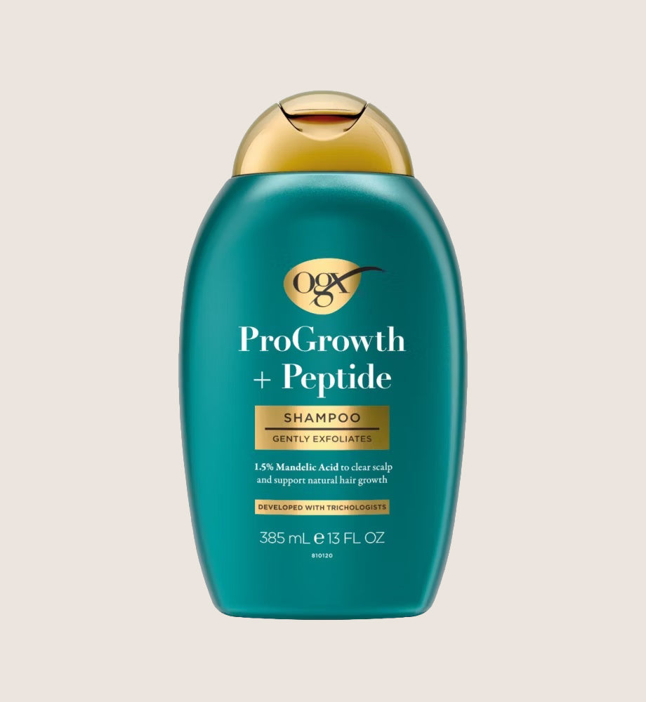 OGX ProGrowth + Peptide Mandelic Acid Clarifying Scalp Shampoo Fine Hair 385ml