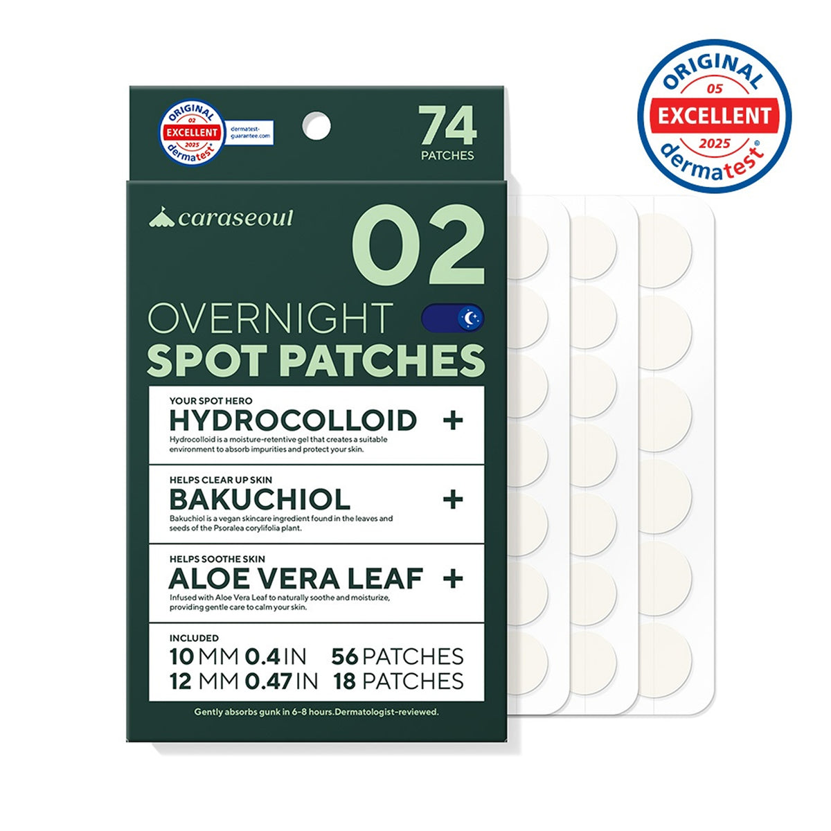 caraseoul Overnight Spot Patch 74P