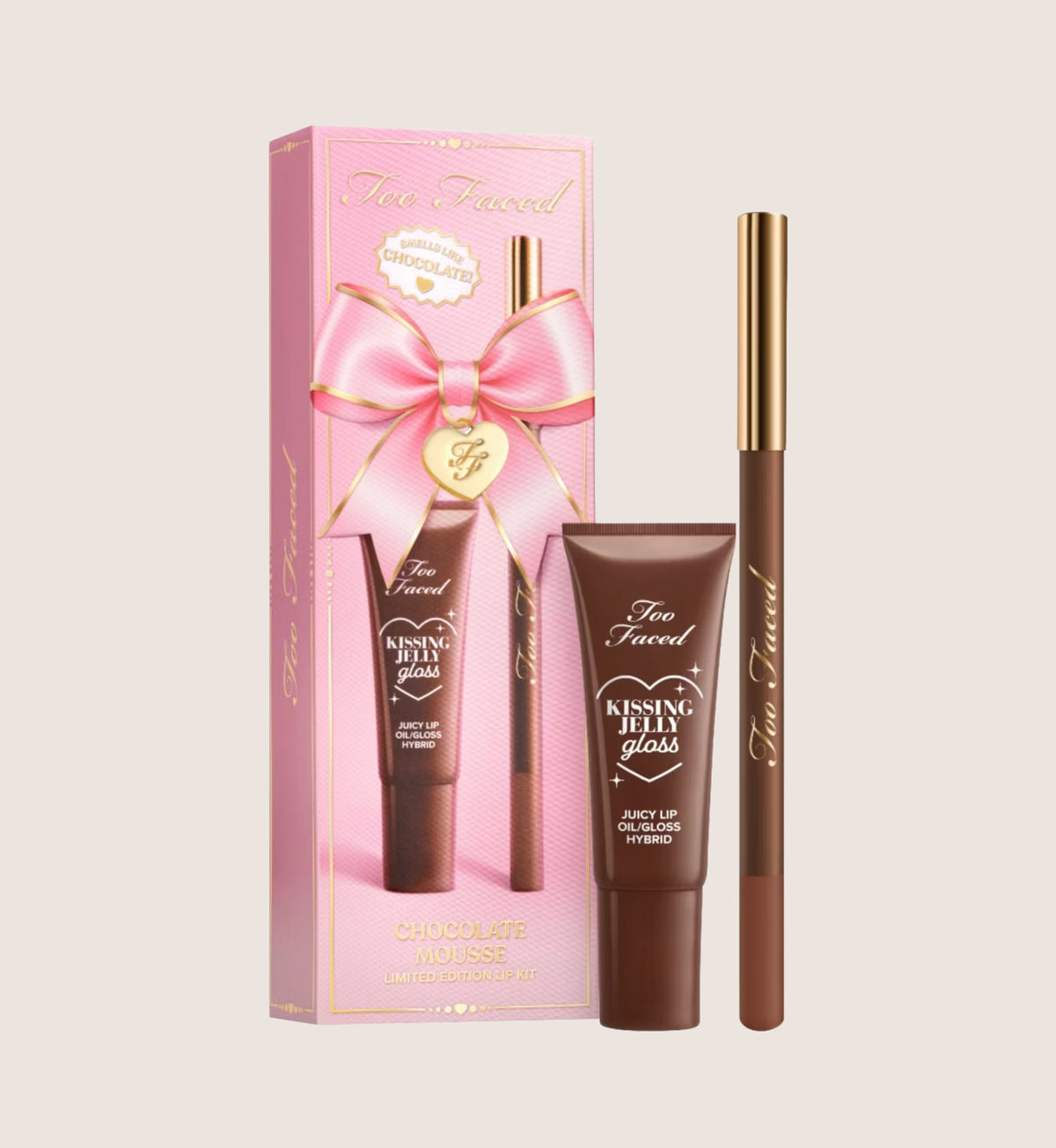Too Faced Chocolate Mousse Lip Kit Beauty Gift Set For Her
