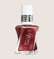 Essie Gel by essie Gel-like Nail Polish, Up to 15 Days of Wear, No UV Light, Size Me Up Metallic Burgundy Red Nail Polish, Glossy Finish 13.5ml