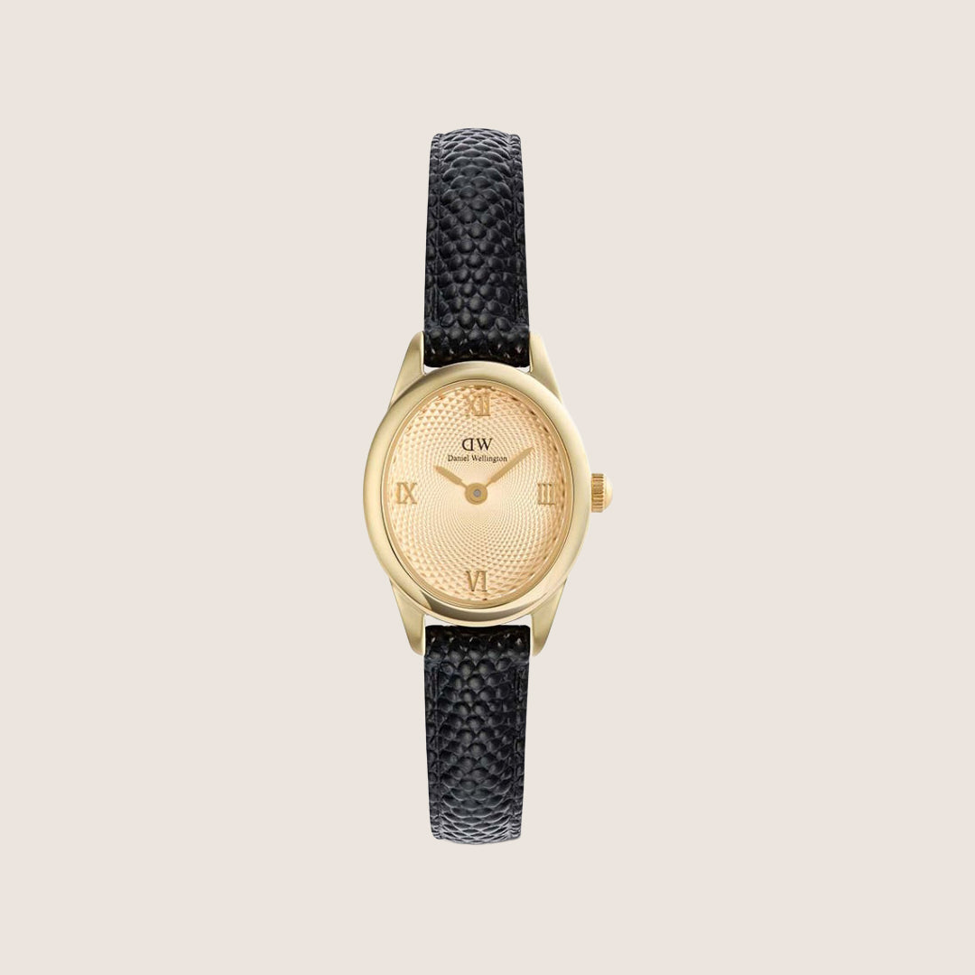 Daniel Wellington Women's Ophelia Gold Leather Gold Dial Watch DW00100897