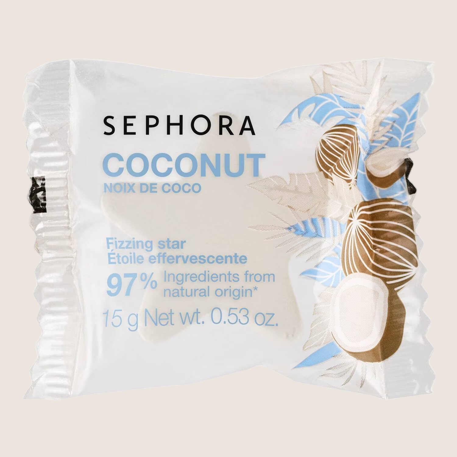 Sephora Collection Fizzing Star Bath Cube Vegan Formula 15g