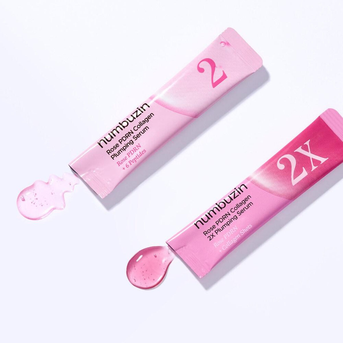 numbuzin No.2 Rose PDRN Collagen Plumping Serum 10ml (Mild 1ml*5ea+Intensive 1ml*5ea)