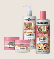 Soap & Glory Vanilla-licious Complete Bath & Body Bundle Gentle Cleanse