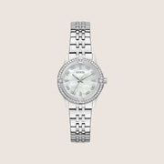 Guess Women's Colette Watch Crystal-Set Mother Of Pearl, White Dial GW1027L1