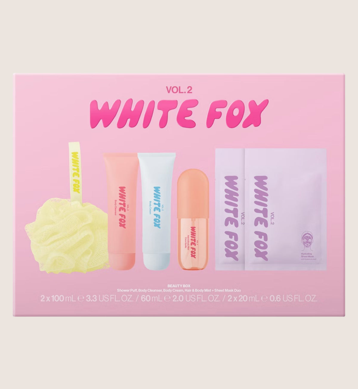 White Fox The Beauty Box Bath & Body Gift Set For Her