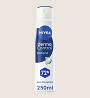 NIVEA Derma Control Defend Extra Comfort 72h Anti-Perspirant Deodorant Spray 72-Hour Protection 250ml