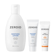 ZEROID Soothing Lotion 160ml Set (+Cream 25ml+Daily Sun Cream 10ml)