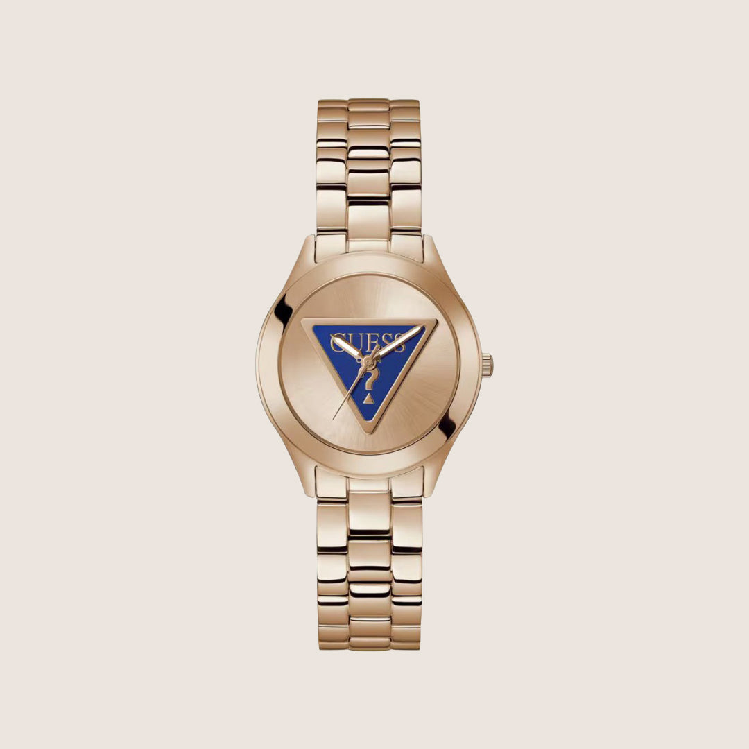 Guess Women's Rose Gold Dial Watch Rose Gold Dial GW0675L3