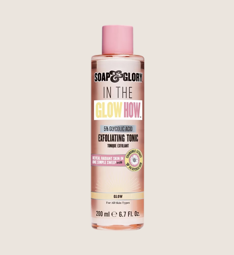 Soap & Glory 'In The Glow How' 5% Glycolic Acid Exfoliating Tonic Gentle Cleanse