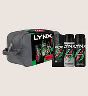 Lynx Africa Washbag Gift Set Body Wash, Body Spray & Antiperspirant