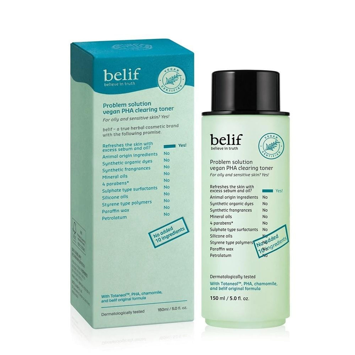 belif Problem Solution Vegan PHA Clearing Toner 150ml